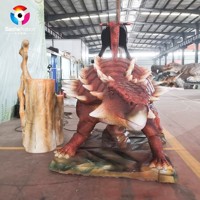 Attraction de dinosaure géant Ankylosaurus de 5 m pour parc à thème et parc d'attractions
