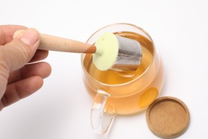 แก้วกรองชาสแตนเลสพร้อมด้ามไม้ ลดราคาพิเศษ ปลอดภัยต่ออาหาร - Product Image 6