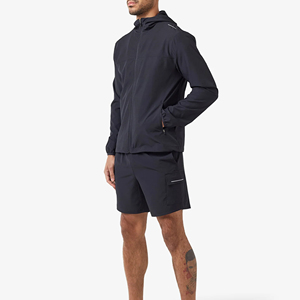 Veste coupe-vent légère à capuche imprimée pour homme, short de survêtement, vêtements de sport, séchage rapide, respirant, pour l'extérieur - Product Image 5