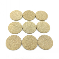 Pabrik disesuaikan mikron pori mikro Sintered logam kawat baja tahan karat Mesh Filter disk Frit