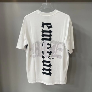 Chất Lượng Hàng Đầu Người Đàn Ông Của T-Shirts Quần Áo 100% Cotton Tee Thời Trang Phố Đồ Họa In Quá Khổ Hỗn Hợp Cảm Xúc T Cho Nam Giới - Product Image 3
