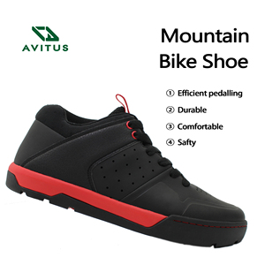 Chaussures de vélo de montagne Avitus, chaussures de vélo de route pour pédales plates, durables et offrant une bonne protection des orteils - Product Image 2