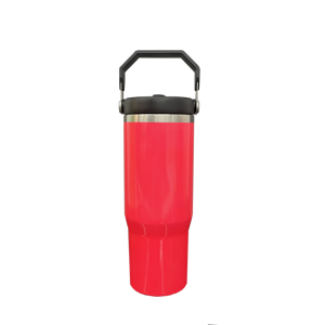 Blank Sublimation Neon Colors 30Oz Top Straw Tumbler Water <b>Bottle</b> With Leak Resistant Flip - Product Image 2