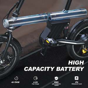 AVDL A11 จักรยานพับได้ มอเตอร์ 250W 25 กม./ชม. แบตเตอรี่ถอดได้ 6.4Ah/36V ระยะทาง 15-25 กม. สำหรับวัยรุ่น/ผู้ใหญ่ในเมือง - Product Image 2