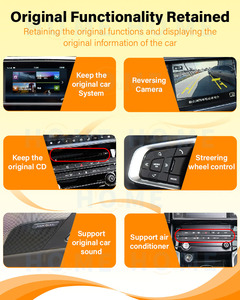Carplay inalámbrico para <span class=keywords><strong>Jaguar</strong></span> XJ XJL 2010-2019 <span class=keywords><strong>Android</strong></span> 14 10,25 pulgadas 8 Core Chip coche Dvd Radio reproductor Multimedia navegación GPS - Product Image 5