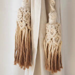 Abrazaderas para Cortinas de Macramé, Hechas a Mano, de Algodón - Product Image 1
