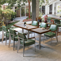 Bilido Ensemble de chaises de table en bois massif de style moderne pour les repas dans les hôtels, les restaurants occidentaux, meubles d'usine directe
