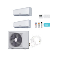 Climatiseur split multi-zone Carrier Ac 18000 Btu avec cassette de plafond fendu Unité intérieure de plafond au sol Mini système VRF