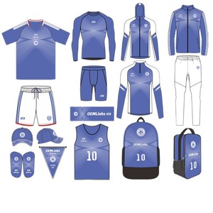 Giacca da Calcio Personalizzata per Adulti in Poliestere, Manica Corta, Asciugatura Rapida, Traspirante, Stampa a Trasferimento Termico, Personalizzabile, Taglia Piccola - Product Image 2