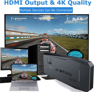 2025 새로운 M8 휴대용 콘솔-듀얼 무선 2.4G 게임 스틱 4K 에뮬레이터 FC GB GBC <span class=keywords><strong>TV</strong></span> 콘솔 64G 비디오 스토리지 미국 플러그 - Product Image 3