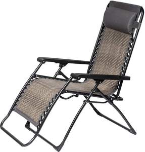 Nuevo producto <span class=keywords><strong>Silla</strong></span> plegable <span class=keywords><strong>reclinable</strong></span> de gravedad cero de alta calidad Mejores ventas Sillas de tumbona de playa al aire libre - Product Image 2
