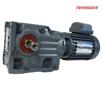 Nouveau type K37 / Vente chaude : Réducteur série K, boîte de vitesses hélicoïdale conique, boîte de vitesses à angle droit pour extrudeuse de plastique, réducteur électrique cycloïdal