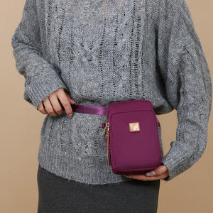 Sac à bandoulière carré vertical Fashion Lightche pour femme, bleu foncé, avec fermeture éclair, léger, pour usage quotidien - Product Image 2