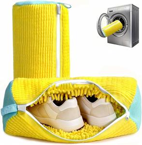 Sac de lavage pour chaussures 360Cleaning&Protection anti-déformation pour lave-linge, tissu chenille moelleux de qualité supérieure, grande capacité, salle de bain - Product Image 1