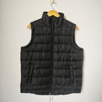 Chaleco Acolchado Ligero de Lona para Hombre, Sin Mangas, Cálido para Invierno, Estilo Casual, Impermeable