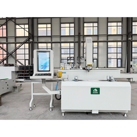 Machine de perçage et de fraisage de profilés en aluminium et UPVC OUWO CNC 1200 mm pour la fabrication de fenêtres et de portes, destinée aux usines de murs-rideaux