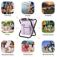 Sac à dos portable outils de pique-nique sac en gros chaise de Camping pliante avec sac isotherme randonnée siège Table sacs