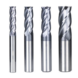 HRC65 SUS-4F Tungsten Carbide ALTin Coated Flat End Milling Cutter with 10mm <strong>Cutting</strong> Edge <strong>CNC</strong> Center - Product Image 3