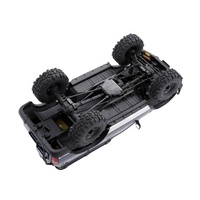 Coche RC FMS 1/10 Land Cruiser LC80 RS FCX10 PRO sin Escobillas, Control Remoto de 2.4 GHz, Eje Portal, Transmisión de Dos Velocidades, Diferenciales con Bloqueo