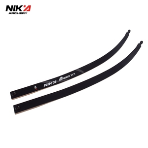 Nika Tir à l'arc Membres Personnalisé <span class=keywords><strong>Bambou</strong></span> Fibre <span class=keywords><strong>de</strong></span> Verre X1 Blanc <span class=keywords><strong>Noir</strong></span> ILF Membres Classiques - Product Image 2