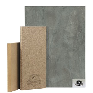 MDF mélaminé de qualité supérieure avec texture esthétique en pierre naturelle 8 mm 16 mm 18 mm pour la décoration murale de fond de télévision - Product Image 1