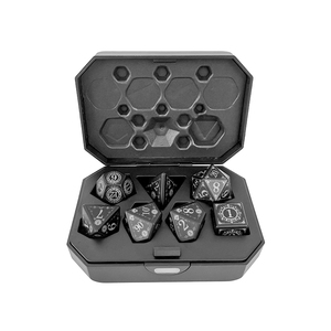 Caja de dados negra personalizable, muy vendida al por mayor, para juegos de mesa - Product Image 2