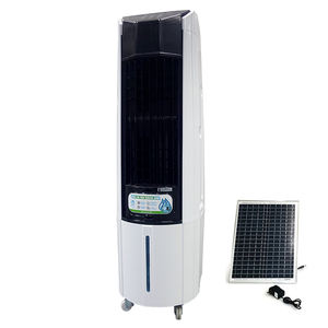 Gran salida de aire 45L Capacidad del tanque de agua Evaporativo portátil DC24V Ventilador enfriador de aire con energía solar para uso doméstico o hotelero - Product Image 1