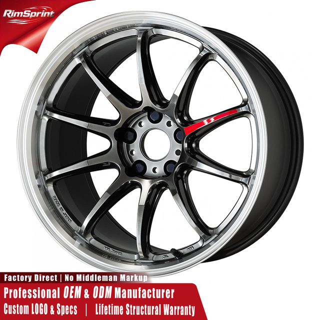 Work Emotion ZR10 Forged Alloy Wheels Rim 15-22 Inch 5x100 5x114.3 for Subaru WRX STI BRZ Toyota GR86 GT86 Nissan 350Z 370Z