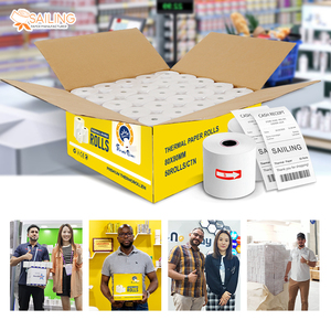 Sailing Bill กระดาษความร้อน80*80 70Gsm กระดาษลงทะเบียนเงินสดความร้อน - Product Image 3