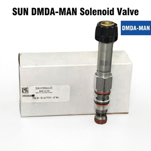 Vanne de contrôle à cartouche Sun Hydraulics DMDA-MAN, 2 voies normalement fermée, pilotée pour ouverture, vanne hydraulique OEM - Product Image 1
