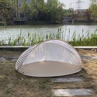 Tente Pop-Up Automatique Quatre Saisons Portable, Abri Solaire de Plage, Auvent de Camping Pliable, Moustiquaire, Ouverture Rapide pour Pique-Nique en Extérieur