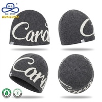 Gorro de Punto Personalizado con Letra C en Jacquard, Acrílico, Estilo Urbano, para Hombre y Mujer, Cálido para Invierno, Promoción para Mayoristas