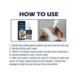 Gocce Oculari Yegbong per Cani e Gatti - Sollievo dalle Macchie Lacrimali e Pulizia degli <span class=keywords><strong>Occhi</strong></span> 10ml/Scatola con Glicerina e Pantenolo - Product Image 6