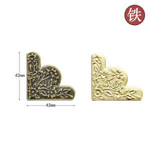 Aluminium Edge <b>Protector</b> Bronze Yellow Right Angle <b>Corner</b> Guard For Wooden Boxes Packaging Hardware Accessory - Product Image 5
