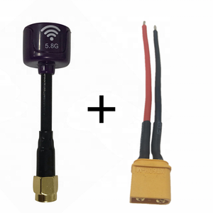 Antenne Wi-Fi champignon 5.8 GHz 2.5 dBi à gain élevé, longue portée, pour extérieur, avec connecteur XT60 pour aile de drone - Product Image 3