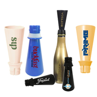 Verseur de vin en plastique sans BPA de qualité alimentaire, bec verseur pour bouteille de champagne, idéal pour les fêtes et les mariages