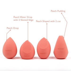 Venta caliente suave belleza esponja licuadora polvo facial maquillaje esponja húmedo y seco uso sin látex maquillaje <span class=keywords><strong>puff</strong></span> con embalaje - Product Image 5