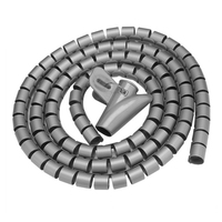 Bandes d'emballage d'enroulement de câble en spirale PE de haute qualité accessoires de fil de gestion de câble d'approvisionnement d'usine Kit de rangement de câble finition de harnais