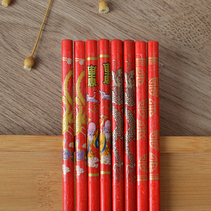 Baguettes Ootakeyama Dragon et Phénix, couverts rouges pour mariage, décorations de table pour fêtes - Product Image 1
