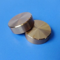 6mm D Arbre Trou Rond 30mm Aluminium Poli Or Anodisé Potentiomètre Bouton pour Encodeur Rotatif