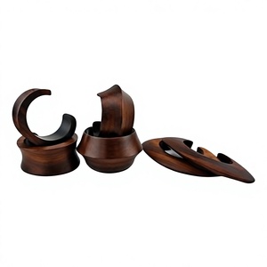 Juego de Porta Brazaletes de Madera Hechos a Mano por Marco Enterprises, Estilo Clásico, Diseño Grabado Personalizado, Artesanía Exquisita, Juego de Regalo - Product Image 1