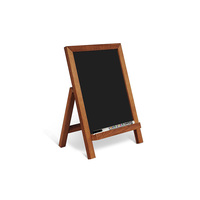 Tableau noir autoportant en bois, petit format, pour menus et décoration intérieure