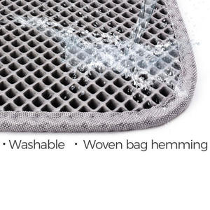 Tapis de litière pour chat intelligent, <span class=keywords><strong>double</strong></span> couche, imperméable, prix abordable, facile à nettoyer, en matériau EVA, capacité de 20 L, accessoire pour litière de chat - Product Image 3