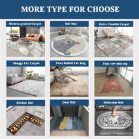 Benutzer definierte moderne Teppiche Home Wohnzimmer Teppich benutzer definierte Polyester Rindsleder Teppich