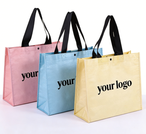 Custom logo Size Extra Large PP Woven Laminated <b>Shopping</b> Tote <b>Bags</b> Customized pp Woven Polypropylene Storage <b>Bags</b> - Product Image 1