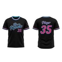 Kaus Softball Desain Tim Kustom Sublimasi Atasan Grosir Jersey Softball Softball
