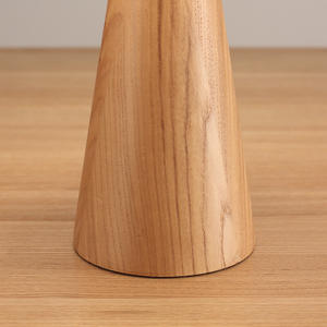 Lampada da Tavolo Moderna con Illuminazione Elettrica in Legno e <span class=keywords><strong>Paralume</strong></span> in Tessuto <span class=keywords><strong>Beige</strong></span> per Soggiorno, Decorazione d'Interni Contemporanea - Product Image 5