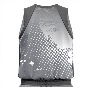Conjunto de Camiseta y Pantalones Cortos de Baloncesto Personalizados, Uniforme de Equipo de Poliéster de Secado Rápido con Nombre y Número - Product Image 3