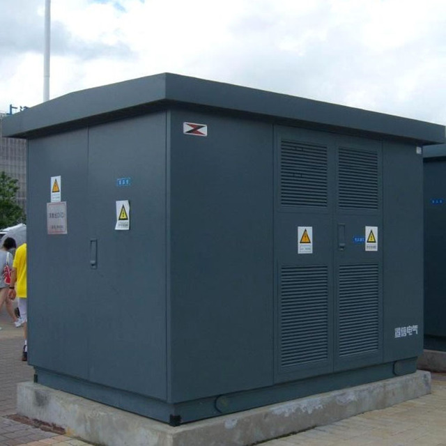 American-style Three 50Hz 10kV Dual Winding Transformers Box-type Substations Distribution Cabinets High/Low Voltage Complete