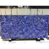 Tuiles en pierre précieuse lapis-lazuli afghane SH STONE, panneau mural bleu lapis-lazuli, dalle de marbre lapis-lazuli pour décoration intérieure